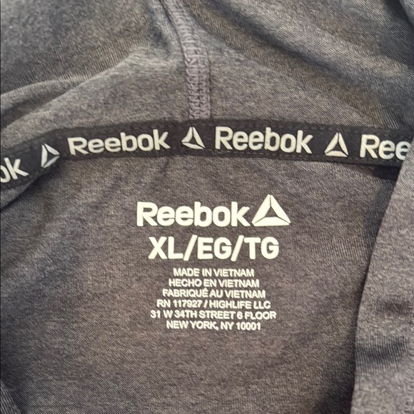 Reebok Charcoal Hoodie - Picture 2 of 3